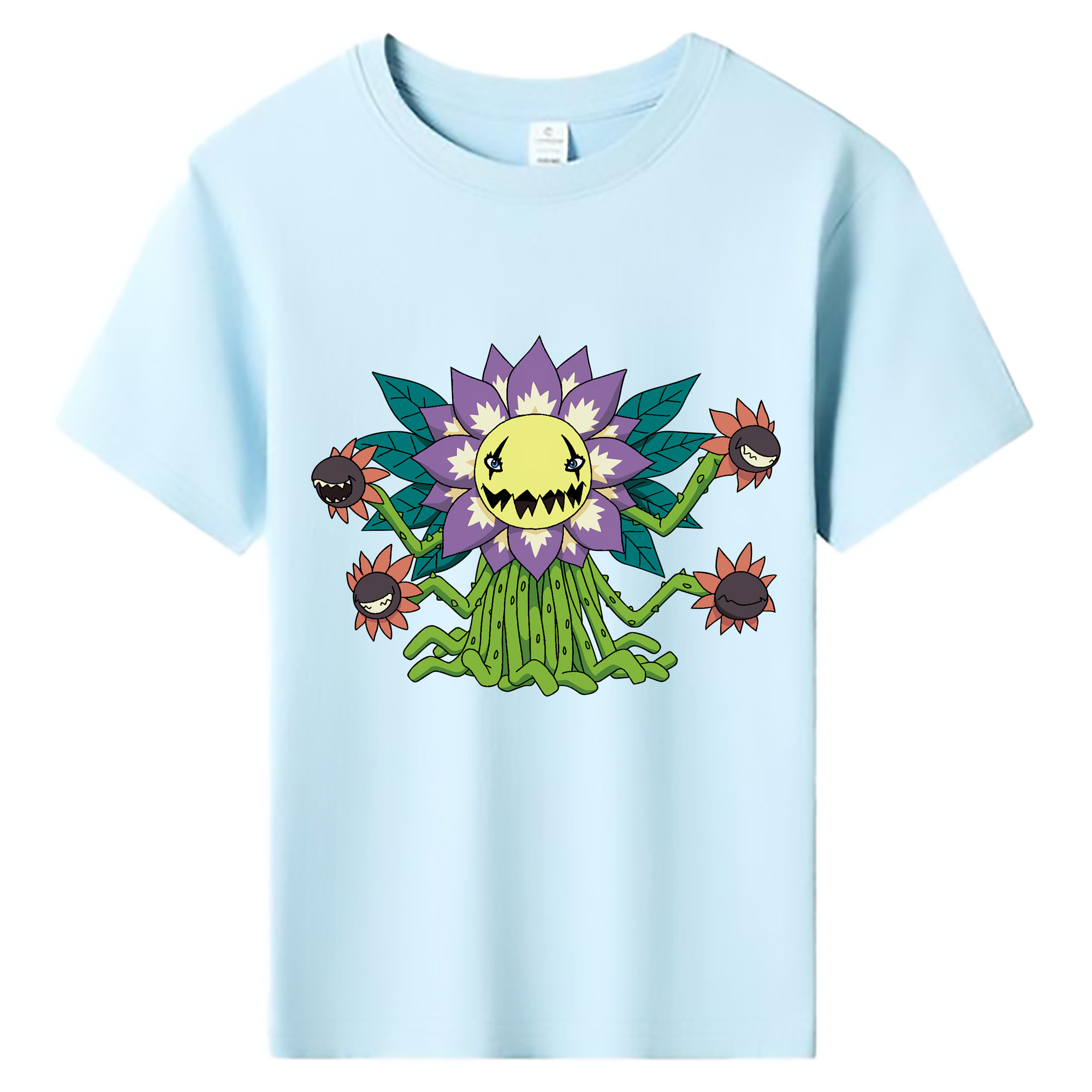 （画像用） Digimon デジタルモンスター/デジモン 綿100％キッズTシャツ（フロントプリント）
